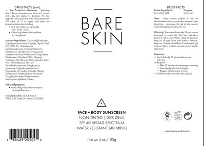 Package Label (Bare 205)